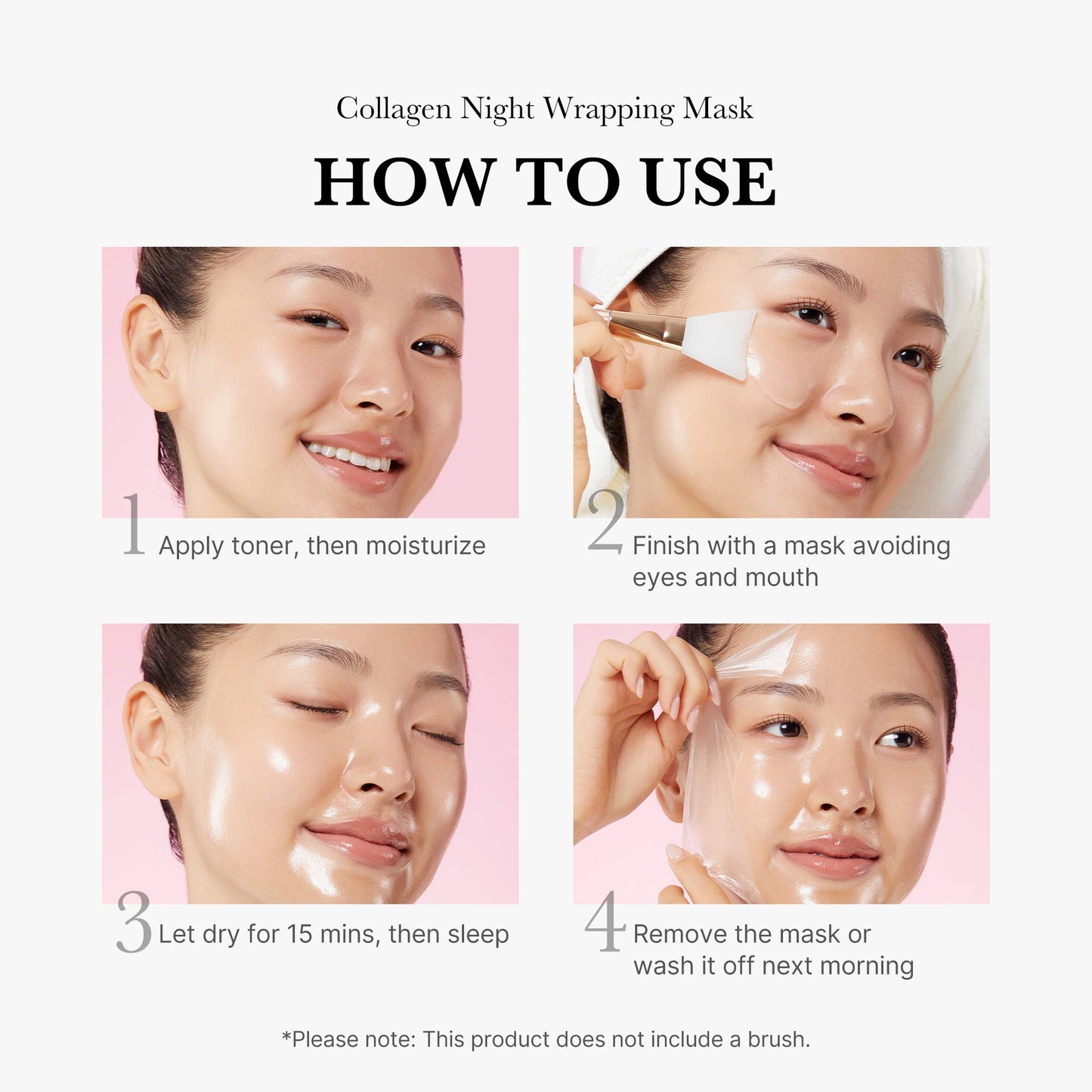 Veluvie Glass Skin Collagen Mask
