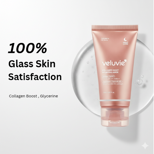 Veluvie Glass Skin Collagen Mask